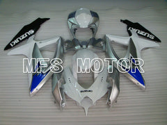 Suzuki GSXR600 GSXR750 2008-2010 Injection ABS Fairing - Factory Style - White Silver - MFS2428