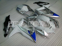 Suzuki GSXR600 GSXR750 2008-2010 Injection ABS Fairing - Factory Style - White Silver - MFS2428