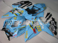 Carénage ABS injecté Suzuki GSXR600 GSXR750 2008-2010 - Rizla+ - Bleu - MFS2430