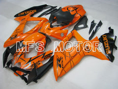 Suzuki GSXR600 GSXR750 2008-2010 Injection ABS Fairing - Corona - Black Orange - MFS2431