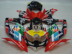 Suzuki GSXR600 GSXR750 2008-2010 Injection ABS Fairing - RK - Black Red - MFS2433