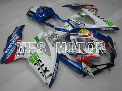 Suzuki GSXR600 GSXR750 2008-2010 Injection ABS Fairing - FIXI - Blue White - MFS2434