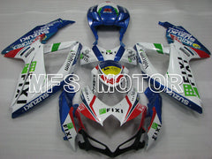 Suzuki GSXR600 GSXR750 2008-2010 Injection ABS Fairing - FIXI - Blue White - MFS2434