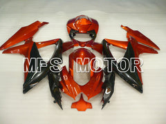 Suzuki GSXR600 GSXR750 2008-2010 Injection ABS Fairing - Factory Style - Black Orange - MFS2435