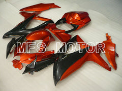 Suzuki GSXR600 GSXR750 2008-2010 Injection ABS Fairing - Factory Style - Black Orange - MFS2435