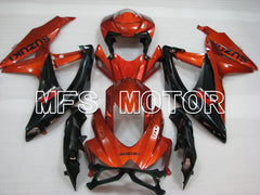 Suzuki GSXR600 GSXR750 2008-2010 Injection ABS Fairing - Factory Style - Black Orange - MFS2436