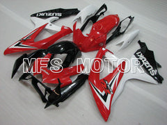 Suzuki GSXR600 GSXR750 2008-2010 Injection ABS Fairing - Factory Style - Black Red White - MFS2437