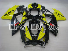 Suzuki GSXR600 GSXR750 2008-2010 Injection ABS Fairing - Factory Style - Black Yellow - MFS2441