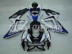 Suzuki GSXR600 GSXR750 2008-2010 Injection ABS verkleidung - YOSHIMURA - Blau Weiß - MFS2444