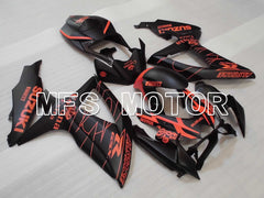 Suzuki GSXR600 GSXR750 2008-2010 Injection ABS Fairing - Corona - Black Orange - MFS2451