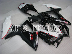 Suzuki GSXR600 GSXR750 2008-2010 Injection ABS Fairing - YOSHIMURA - Black White - MFS2452