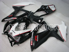 Suzuki GSXR600 GSXR750 2008-2010 Injection ABS Fairing - YOSHIMURA - Black White - MFS2452