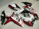 Suzuki GSXR600 GSXR750 2008-2010 Injection ABS Fairing - Factory -White Red wine color - MFS2454