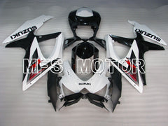 Suzuki GSXR600 GSXR750 2008-2010 Injection ABS Fairing - Factory Style - Black White - MFS2455
