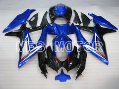 Suzuki GSXR600 GSXR750 2008-2010 Injection ABS Fairing - Factory Style - Black Blue - MFS2458