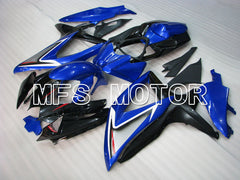 Suzuki GSXR600 GSXR750 2008-2010 Injection ABS Fairing - Factory Style - Black Blue - MFS2458