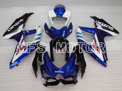 Suzuki GSXR600 GSXR750 2008-2010 Injection ABS Fairing - Factory Style - Blue White - MFS2461