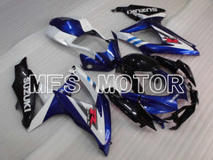 Suzuki GSXR600 GSXR750 2008-2010 Injection ABS Fairing - Factory Style - Blue White - MFS2461
