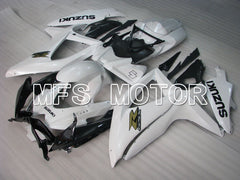 Suzuki GSXR600 GSXR750 2008-2010 Injection ABS Fairing - Factory Style - Black White - MFS2463