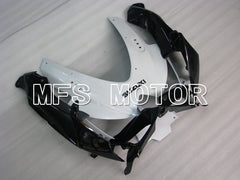 Suzuki GSXR600 GSXR750 2008-2010 Injection ABS Fairing - Factory Style - Black White - MFS2463