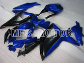 Suzuki GSXR600 GSXR750 2008-2010 Injection ABS verkleidung - Factory Style - Schwarz Blau - MFS2467