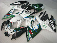 Suzuki GSXR600 GSXR750 2008-2010 Injection ABS Fairing - Corona - White ArmyGreen - MFS2468
