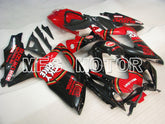 Suzuki GSXR600 GSXR750 2008-2010 Injection ABS verkleidung - Lucky Strike - Rot Schwarz - MFS2470