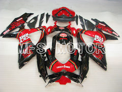 Suzuki GSXR600 GSXR750 2008-2010 Injection ABS Fairing - Lucky Strike - Red Black - MFS2470