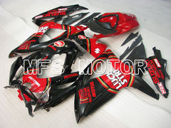 Suzuki GSXR600 GSXR750 2008-2010 Injection ABS Fairing - Lucky Strike - Red Black - MFS2470