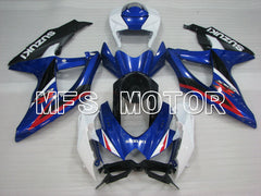 Suzuki GSXR600 GSXR750 2008-2010 Injection ABS Fairing - Factory Style - Blue White - MFS2472