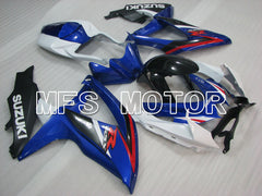 Suzuki GSXR600 GSXR750 2008-2010 Injection ABS Fairing - Factory Style - Blue White - MFS2472