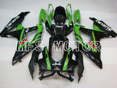 Suzuki GSXR600 GSXR750 2008-2010 Injection ABS Fairing - Factory Style - Black Green - MFS2474