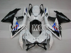 Suzuki GSXR600 GSXR750 2008-2010 Injection ABS Fairing - Factory Style - Black White - MFS2477