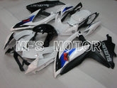 Suzuki GSXR600 GSXR750 2008-2010 Injection ABS Fairing - Factory Style - Black White - MFS2477