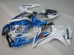 Suzuki GSXR600 GSXR750 2008-2010 Injection ABS Fairing - Factory Style - Blue White - MFS2481