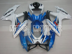 Suzuki GSXR600 GSXR750 2008-2010 Injection ABS Fairing - Factory Style - Blue White - MFS2481