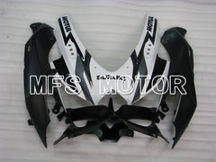 Suzuki GSXR600 GSXR750 2008-2010 Injection ABS Fairing - Corona - Black White - MFS2483