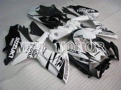 Suzuki GSXR600 GSXR750 2008-2010 Injection ABS Fairing - Corona - Black White - MFS2483