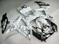 Suzuki GSXR600 GSXR750 2008-2010 Injection ABS Fairing - Corona - Black White - MFS2484