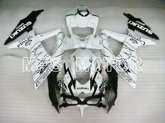Suzuki GSXR600 GSXR750 2008-2010 Injection ABS Fairing - Corona - Black White - MFS2484