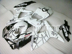 Suzuki GSXR600 GSXR750 2008-2010 Injection ABS Fairing - Corona - Black White - MFS2484
