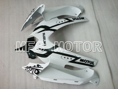 Carénage ABS injecté Suzuki GSXR600 GSXR750 2008-2010 - Corona - Noir Blanc - MFS2486