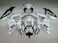 Carénage ABS injecté Suzuki GSXR600 GSXR750 2008-2010 - Corona - Noir Blanc - MFS2486