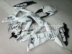 Carénage ABS injecté Suzuki GSXR600 GSXR750 2008-2010 - Corona - Noir Blanc - MFS2486