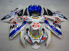 Suzuki GSXR600 GSXR750 2008-2010 Injection ABS verkleidung - MOTUL - Blau Weiß - MFS2487