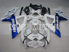 Suzuki GSXR600 GSXR750 2008-2010 Injection ABS verkleidung - Jordan - Blau Weiß - MFS2488