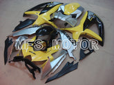 Suzuki GSXR600 GSXR750 2008-2010 Injection ABS Fairing - Factory Style - Yellow Silver - MFS2490