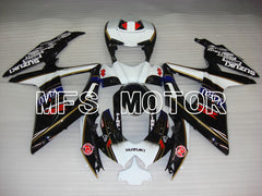 Suzuki GSXR600 GSXR750 2008-2010 Injection ABS verkleidung - VIRU - Schwarz Weiß - MFS2491