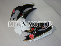 Suzuki GSXR600 GSXR750 2008-2010 Injection ABS verkleidung - VIRU - Schwarz Weiß - MFS2491