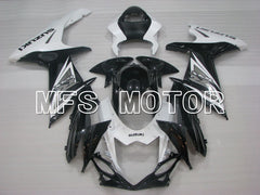 Suzuki GSXR600 GSXR750 2011-2024 Injection ABS Fairing - Factory Style - Black White - MFS2493